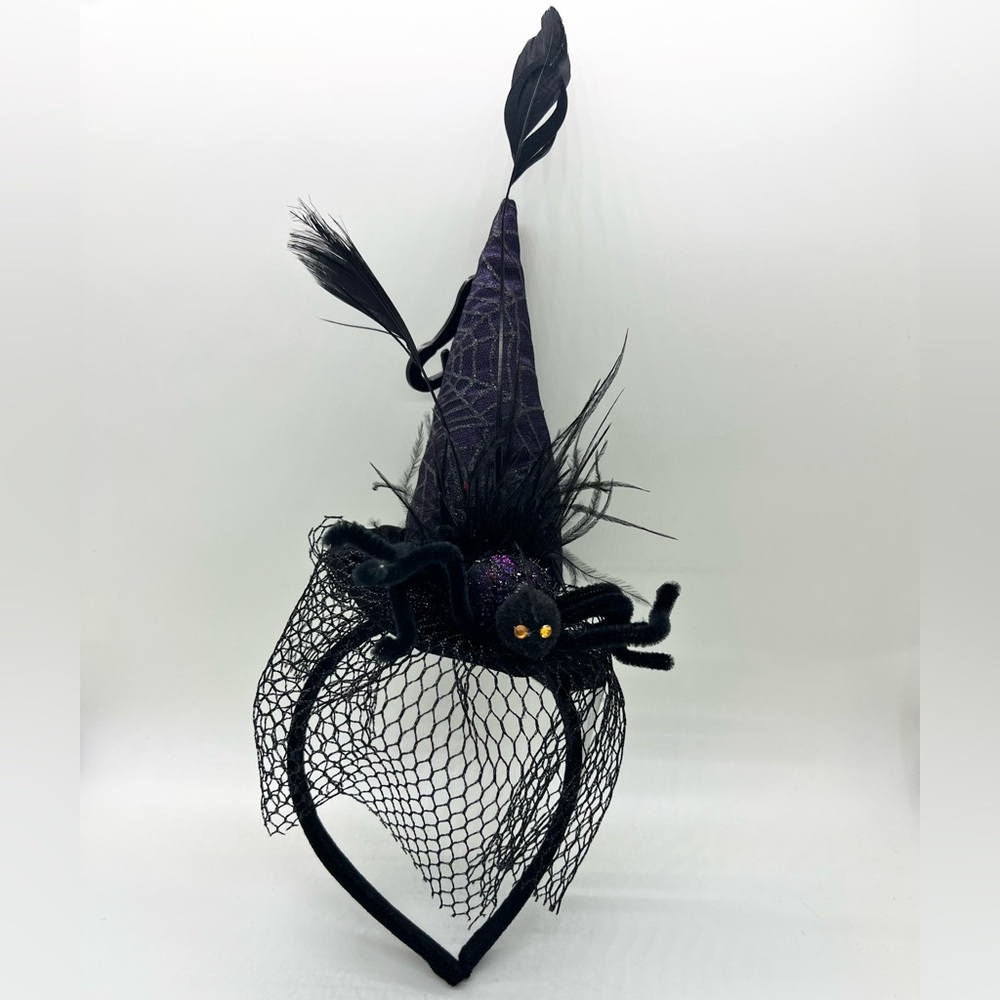 NWT witch hat headband with cute spider!